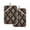 Earthy Tones Rhombus Shape, variant on 2 Pack Pot Holders for Kitchen Heat Resistant Hot Pads Sets for Cooking Baking Intricate Blue Block Pattern