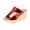Red, variant on NOKIO Women's Slip-On Platform Wedge High Heel Sandals Comfortable and Soft Fashion Open Toe Slippers Casual Outdoor Shoes