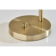 thumbnail image 5 of Adesso Magnolia 21.75" 1-Light Antique Brass Table Lamp with White Glass Shade, 5 of 6