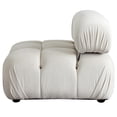 thumbnail image 2 of Diamond Sofa PALOMAACCM 37 x 37 x 29 in. Paloma Armless Chair in Light Cream Velvet, 2 of 6
