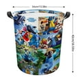 thumbnail image 3 of Laundry Hamper Storage Basket Rio Toys Clothes Organizer Bin For Home Bathroom Bedroom Dorm Nursery 15.7 x 19.6 inches, 3 of 6
