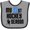 Heather and Black, variant on Inktastic My 1st Hockey Season Boys Baby Bib