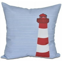Simply Daisy 16" x 16" Light House Geometric Print Pillow