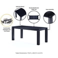 thumbnail image 5 of Rockaway Solid Wood Dining Set with 6 Colbert Chairs in Gray, 5 of 11