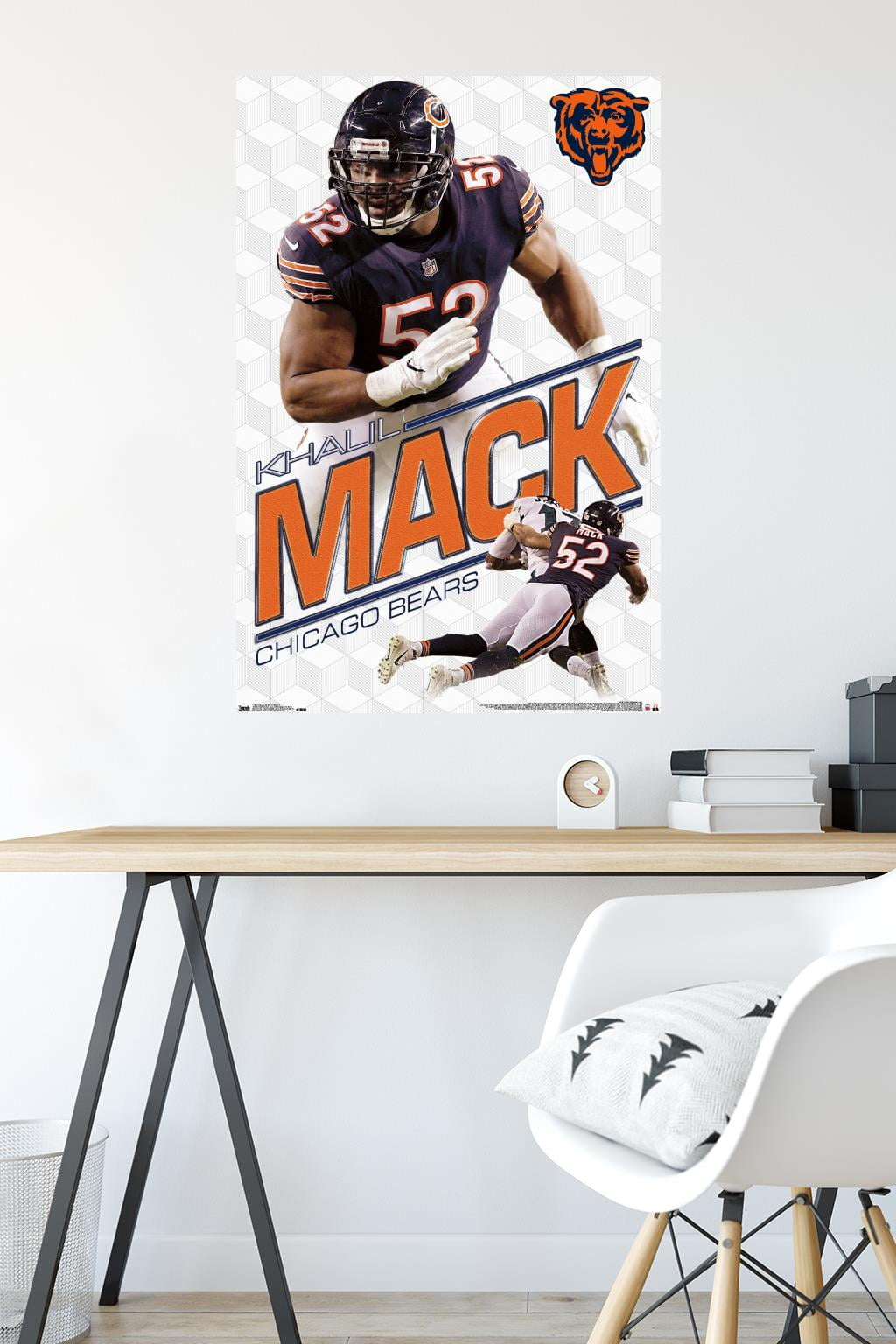 Khalil Mack Chicago Bears 22.4'' x 34'' Players Only Poster