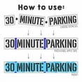 thumbnail image 5 of Stencil Stop Parking 13 Piece Stencil Set - 14 Mil Mylar Plastic [Various Sizes, 14 Stencils Included] (4 inch Word Height), 5 of 5