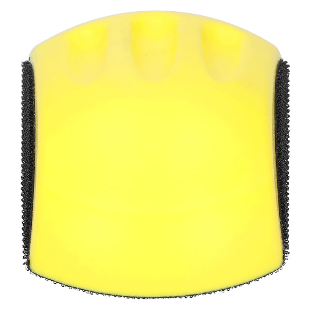 Hand Sanding Pad, Practical Hook And Loop Sanding Pad, Convenient Flexible Durable Strong Home Factory With Suede Sandpaper Bonding For Manual Fine Polishing 5in 125mm