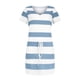 thumbnail image 3 of Yotyukeb Vestidos para mujer, moda casual, cuello en V, manga corta, tirantes, espalda abierta, vestido estampado sexy - Azul claro S, 3 of 6
