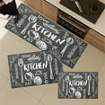thumbnail image 5 of YIMEIS Kitchen, gray background Kitchen Mat Rug - 1Pcs Perfect for Kitchen Counter, 16''*24'', Functional for Decoration, 5 of 10