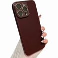 thumbnail image 1 of wonima11 Caseative for iPhone 15 Pro Case,Solid Color Full Camera Lens Protection Phone Case (Wine Red), 1 of 1