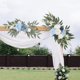 thumbnail image 2 of 2 piezas de flores de seda para arco de boda, flores para puerta, fondo floral, flores artificiales Azul, 2 of 9