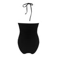 thumbnail image 4 of Afdoent One Piece Swimsuit For Women Bandeau Halterneck Monokini Swimwear Push Up Bathing Suit For Swimming Beach 2026 Summer Swimwear, 4 of 5