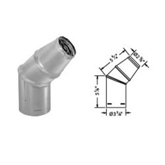 DuraVent 3PVP-HC2 PalletVent Pro Horizontal Cap w/ Tapered End 3"