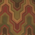 thumbnail image 1 of Ahgly Company Indoor Square Patterned Saffron Red Area Rugs, 8' Square, 1 of 6