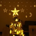 thumbnail image 4 of Adornos para árbol de Navidad, luz de estrella brillante, adorno para árbol de Navidad, lámpara de noche de hadas LED, decoración para fiesta en casa, Año Nuevo, bricolaje, 4 of 5