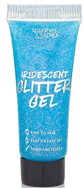Iridescent Glitter Gel, Halloween Make Up for Adults, by Splashes & Spills