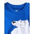 thumbnail image 6 of Wonder Nation Toddler Boys Interactive Graphic Tee with Long Sleeves, Sizes 12M-5T, 6 of 7