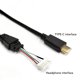 thumbnail image 4 of Cable Para Auriculares, Sonido Sin Pérdidas, Cable De Repuesto Para Auriculares De 8,2 Pies, Conector Tipo C Para Reparación, 4 of 7