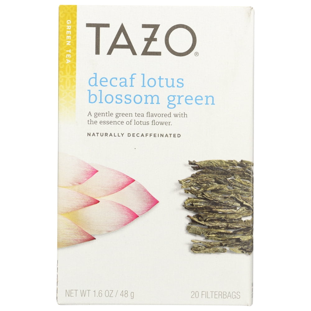 Tazo Decaf Lotus Blossom Green Tea, 20 Count
