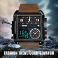 thumbnail image 1 of Reloj deportivo digital Pantalla LED Reloj de cuarzo de moda Impermeable Zona horaria múltiple, 1 of 8