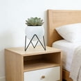 thumbnail image 4 of Macetas grandes con soporte | Macetas decorativas de suelo | Macetas elevadas para plantas de interior con orificios de drenaje, 4 of 6