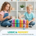 thumbnail image 3 of VWRXBZ Color Matching Memory Game, Brain Training Educational Toys with 20 Bottles & Stable Box, Focus & Logic Skill Development, Family Interactive Board Game, 3 of 7