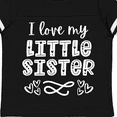 thumbnail image 4 of Inktastic I Love My Little Sister with Hearts Boys or Girls Toddler T-Shirt, 4 of 5