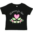 thumbnail image 3 of Inktastic Grammy's Girl Heart Flowers Girls Toddler T-Shirt, 3 of 5