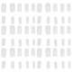 thumbnail image 1 of 500pcs Short Fake Nails Nail Art Tips for Women Nail Supplies, 1 of 4