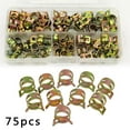 thumbnail image 1 of 75pcs 6-10mm Spring Clips High Quality Iron Galvanized Material Fuel Oil Line Water Hose Pipe Fastener Tube Clamp Accessorie, 1 of 6