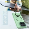 thumbnail image 2 of For Motorola Edge 60 Pro Case (Compatible With MagSafe)  With Invisible Magnetic O-Ring Stand Military-Grade Shockproof Phone Case,Green,For Edge 60 Pro, 2 of 7