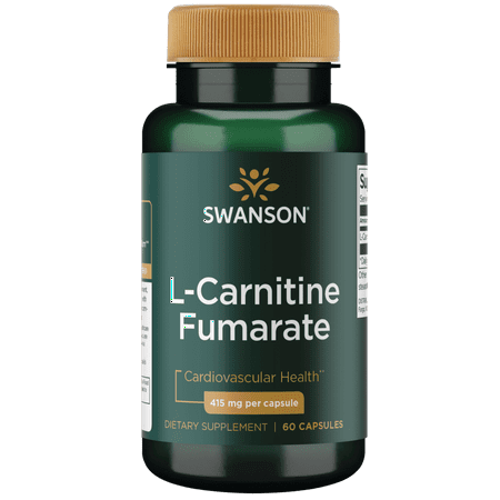 Swanson L-Carnitine Fumarate 415 mg 60 Caps