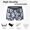 thumbnail image 2 of Mens Underwear, Flowers Sexy Mens Underwear Boxer Briefs, Breathable Boxer Briefs for Men, 2 of 5