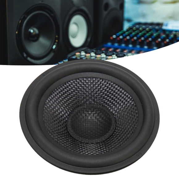Papel De Tambor Para Altavoz De Subwoofer, Diámetro Interior De 1 Pulgada, Papel De Tambor De Cono De Altavoz, Envolvente De Goma, Fácil Instalación Para Altavoz De 4 Pulgadas