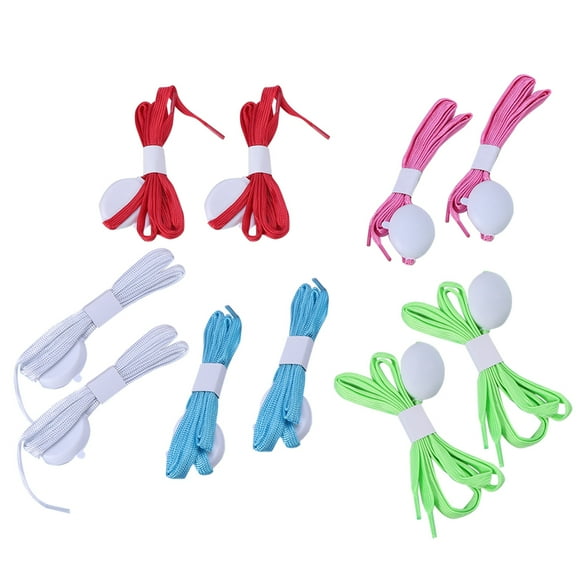 CIMAXIC christmas 5 Pairs LED Shoe laces Lights Up Flashing Light Shoestrings for Christmas Party Cycling Dancing Hiking Hip-hop Running Decorations,53.15"X0.28"X0.12"