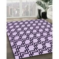 thumbnail image 3 of Ahgly Company Machine Washable Indoor Rectangle Transitional Blossom Pink Area Rugs, 4' x 6', 3 of 7