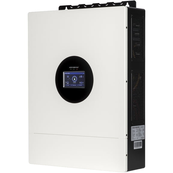 12KW Split Phase Hybrid Solar Inverter 48V Pure Sine Wave 120V 240V 2 MPPT Solar Charger for Home Energy Storage