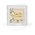 thumbnail image 5 of 3drose, Happy Easter, Birds, Birdhouse, Eggs, Basket, Chicks and Flowers, 6 Greeting Cards with Envelopes, 5 of 7