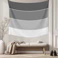 thumbnail image 5 of Black Grey Striped Tapestry for Bedroom Wall Hanging Tapestry, Farmhouse Modern Ceiling Backdrop Tapestries Poster Blanket Wall Decor for Teens Room Living Room Dorm 51" x 59", 5 of 8