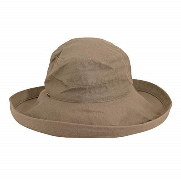 Scala Gorro de algodón para mujer con cordón interior y clasificación Upf 50+