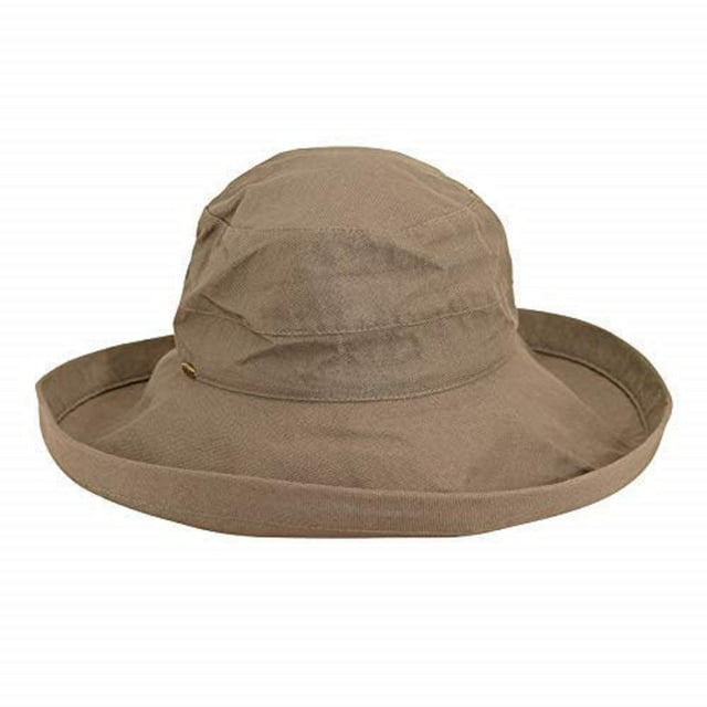 Scala Gorro de algodón para mujer con cordón interior y clasificación Upf 50+
