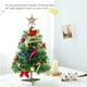 thumbnail image 4 of Árbol de Navidad de 60cm con luz LED y adorno, decoración de mesa, adorno de fiesta de Navidad para ventana de tienda de oficina en casa, 4 of 7