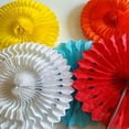 thumbnail image 5 of Abanico de papel con flores de papel, varios estilos de abanicos de papel, decoración moderna y minimalista, 5 of 5