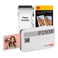 thumbnail image 1 of KODAK Mini 2 Retro 4PASS Portable Photo Printer, 2.1x3.4 inches, Instant Picture Printer for iPhone and Android, Photo Printer Gift, 38 Sheets Bundle, White, 1 of 12