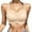 Beige, variant on Women's Built up Tank Style Sports Bra Fashion Colors(Beige,L)