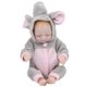 thumbnail image 1 of Cute Baby Doll, Inocent Expression Bath Toys Doll, Para Regalos De Cumplea?os Regalos De Navidad Regalos De Vacaciones Aniversarios ANGGREK Juguetes, 1 of 7