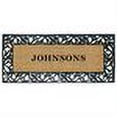 thumbnail image 2 of Acanthus 30" x 48" Rubber Coir Doormat - Personalized, 2 of 2