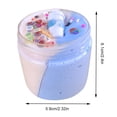 thumbnail image 2 of Slime 2 colores DIY Butter Best Gifts Cup Toy para niños niñas (piel) azul, 2 of 2