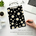 thumbnail image 5 of FMSHPON Daisy Flowers Clipboard Hardboard Wood Nursing Clip Board and Pull for Standard A4 Letter 13x9 inches, 5 of 8