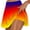 Red, variant on Timegard 2 in 1 Yoga Skirts for Women High Waist Athletic Golf Skorts Skirts Workout Casual Gradient Color